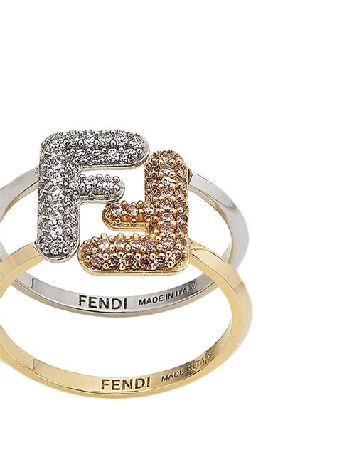 Men's Designer Fendi Rings .